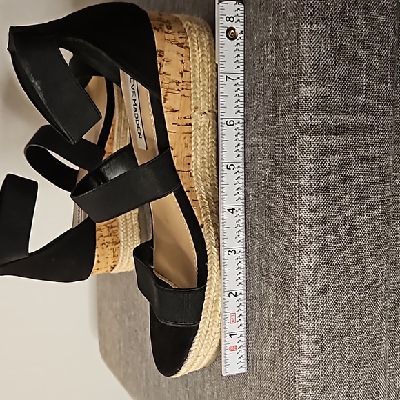 Steve Madden Comfortable Twine Wedge Heel Size 8 - Picture 6 of 8